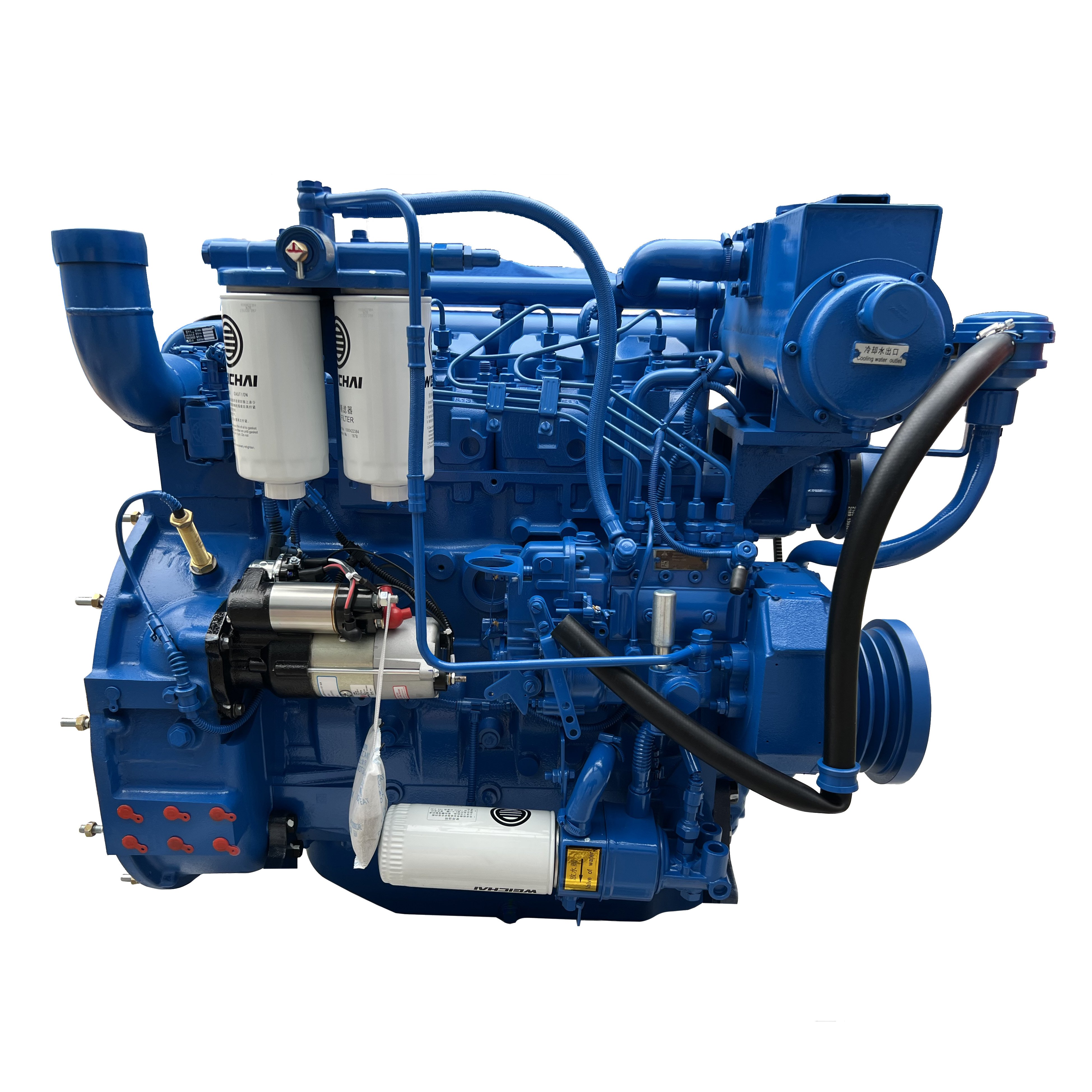 4 Stroke 4 Cylinder 70kw 1800rpm Marine Engine diesel Boat Engine WP4C95-18